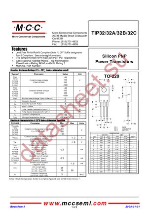 TIP32A-BP datasheet  